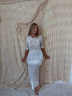 Edwardian Cotton Tea Dress
