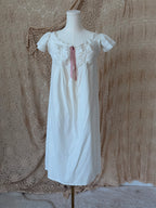 Edwardian Cotton Lawn Pintuck Nightgown