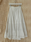 Late Edwardian Cotton Lace Trim Underskirt