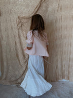 Edwardian Cotton Lace Tie Waist Petticoat