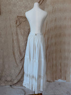 Edwardian Cotton Crochet Lace Petticoat